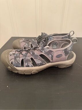 Keen Men’s Newport H2 Waterproof Hiking Sandals Size 12 Grey Blue